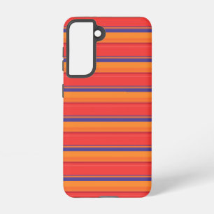 Cute colourful summer stripes samsung galaxy case