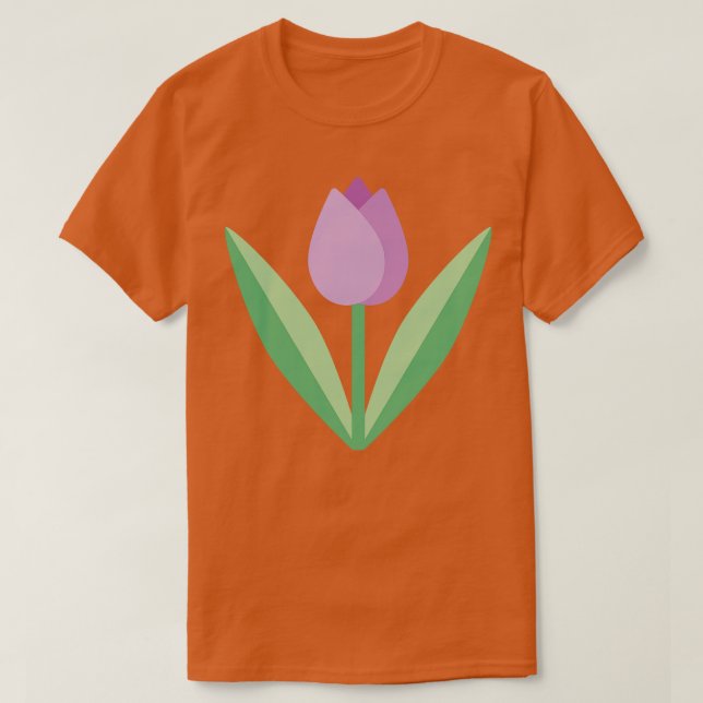 Cute Colourful Tulip T-Shirt (Design Front)