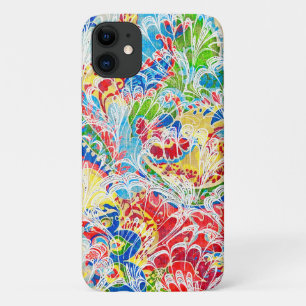 Cute colourful vintage floral Case-Mate iPhone case