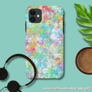 Cute colourful watercolor Hand painted background Case-Mate iPhone Case