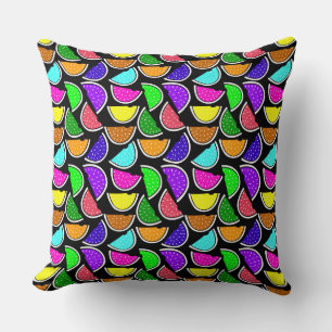 Cute colourful watermelon pattern cushion