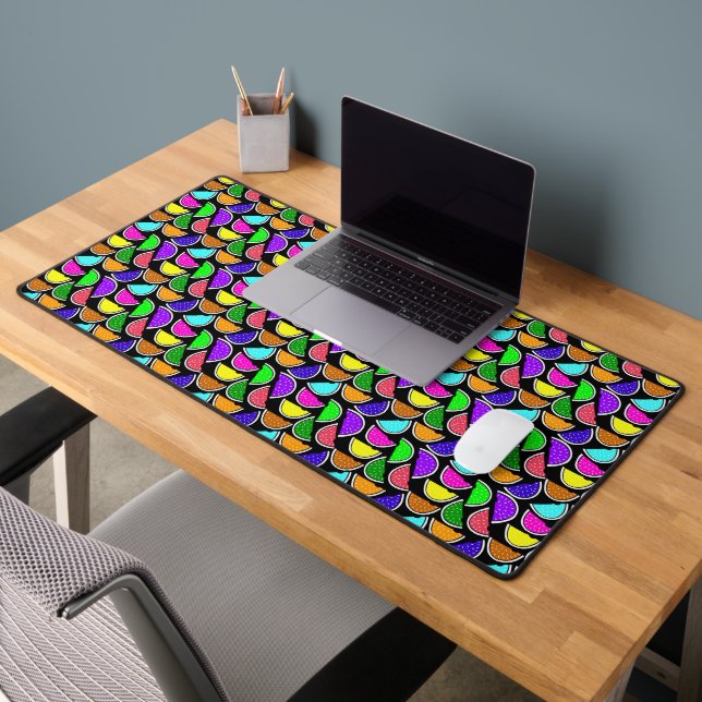 Cute colourful watermelon pattern desk mat (Office 2)