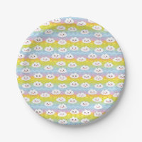 Cute Colourful Waves Emoji Kawaii Clouds