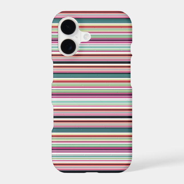 Cute colourful white stripes (Back)