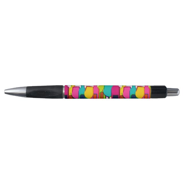 Cute colourful wine bottles pattern (Front)