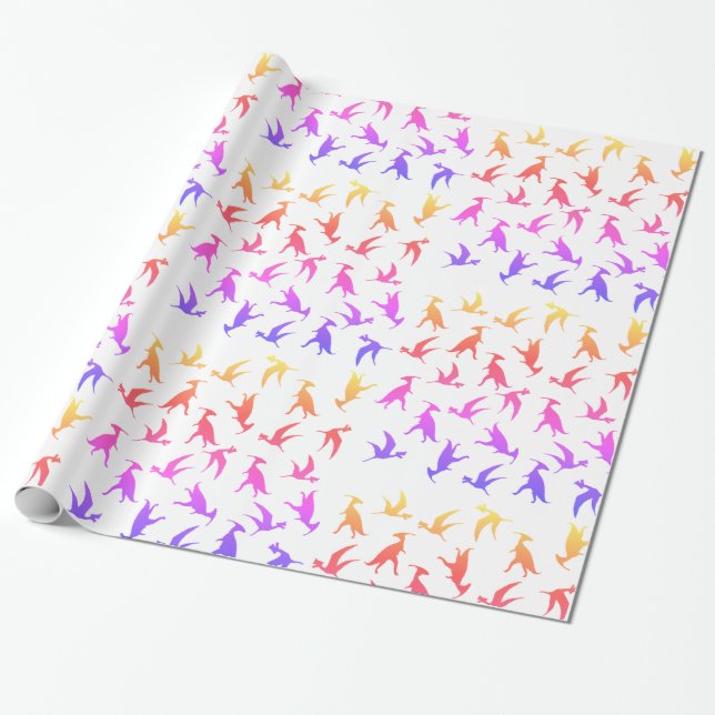 Cute Colourful Wrapping Paper (Unrolled)