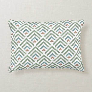 Cute combination Chevron pattern sage green Decorative Cushion