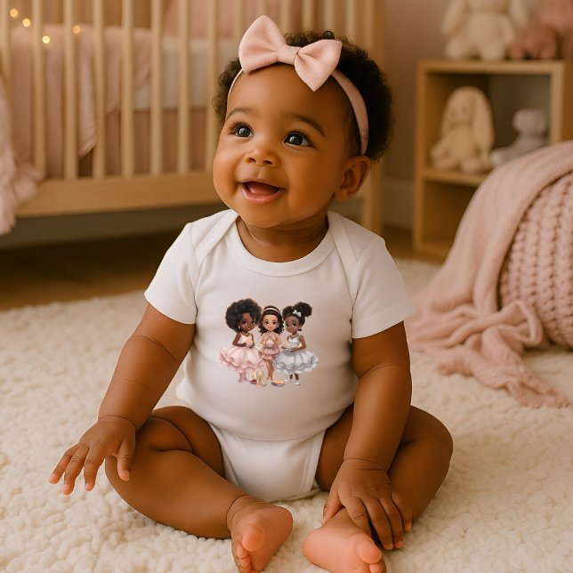 Cute Comfort for Your Little Princess Baby Bodysuit (Creator Uploaded)