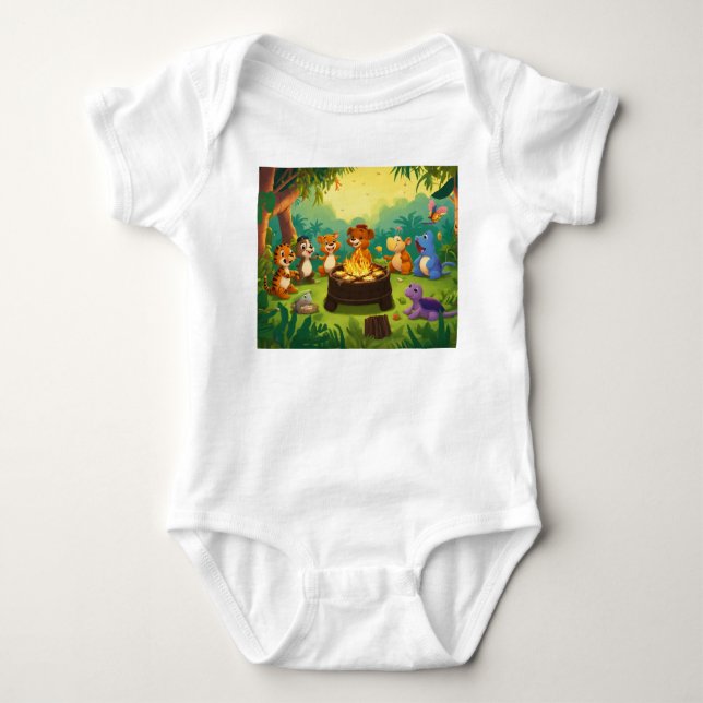 Cute & Comfy Baby T-Shirt 👶✨ Bodysuit (Front)