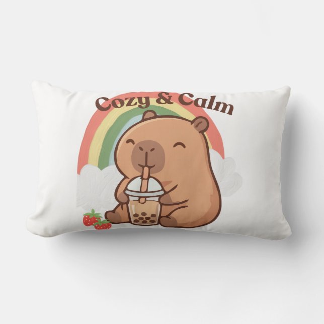 Cute & Comfy Throw Pillow (Front)
