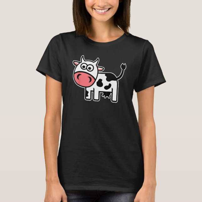 Cute comic cow T-Shirt (Front)