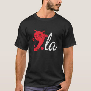 Cute Comma La Harris 2024 Cats for Kamala Campaign T-Shirt