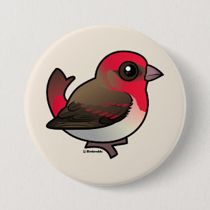 Cute Common Rosefinch 7.5 Cm Round Badge