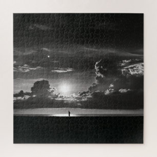 Cute Condo Decor Sunset Reflection Jigsaw Puzzle