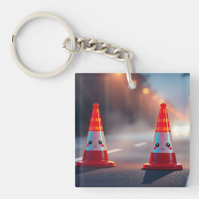 Cute cones key ring (Front)