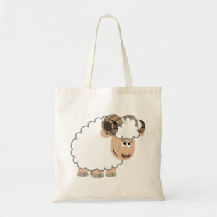 Cute Confident Cartoon Ram Bag