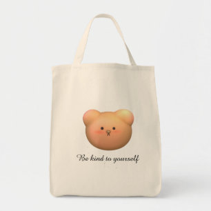 Cute Confident & Unstoppable Teddy Bear Tote Bag
