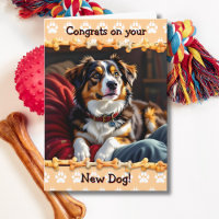 Cute Congrats on your New Dog 