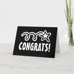 Cute congratulations graduation greeting Card