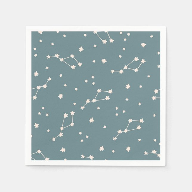 Cute Constellation Sky Pattern Napkin (Front)