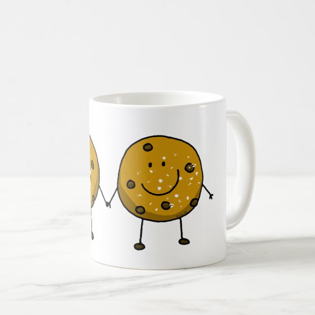 Cute Cookie Best Friends Coffee Mug (Front Right)