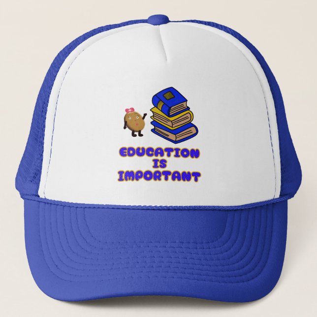 Cute cookie girl trucker hat (Front)