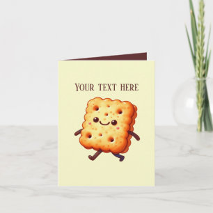 Cute cookie lovers Bakery vendors customizable Card