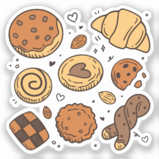 Cute cookies and bread bakery