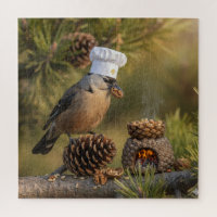 Cute Cooking Chef Nutcracker Bird