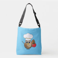 Cute Cooking Owl Cartoon