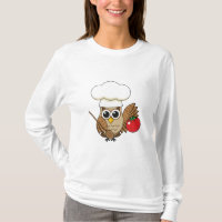 Cute Cooking Owl Cartoon