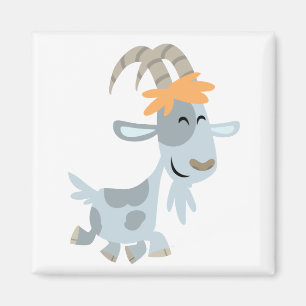 Cute Cool Cartoon Goat Magnet