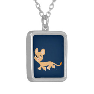 Cute Cool Cartoon Lioness Necklace