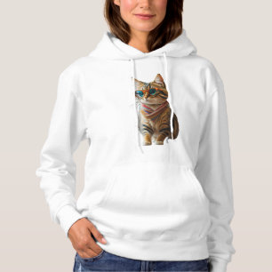 Cute Cool Cat   Hoodie
