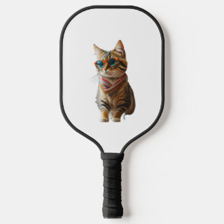 Cute Cool Cat   Pickleball Paddle
