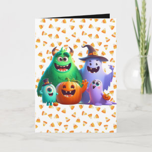 Cute & Cool, Halloween Monsters Card