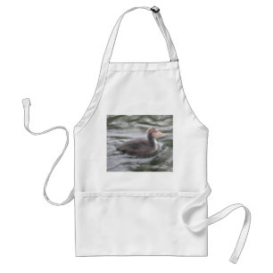 Cute Coot Chick on Choppy Waters Apron