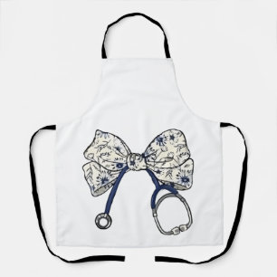 Cute Coquette Bow Coquette Bow Nurse Nursing Apron