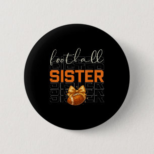 Cute Coquette Bow Srt Fantasy Football Sister Foot 6 Cm Round Badge