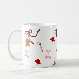 Cute Coquette Ribbon Christmas Coffee mug