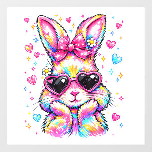 Cute Coquette Tie Dye Rabbit Easter Bunny Women Gi