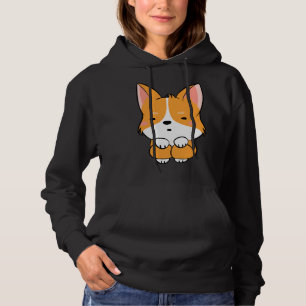 Cute Corgi  740 Hoodie