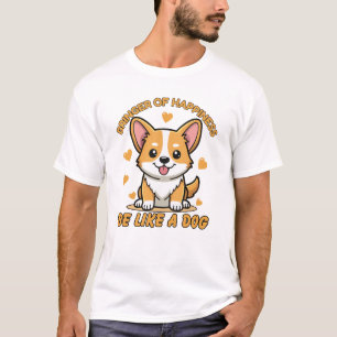 Cute Corgi “Bringer of Happiness” Dog Lover T-Shirt