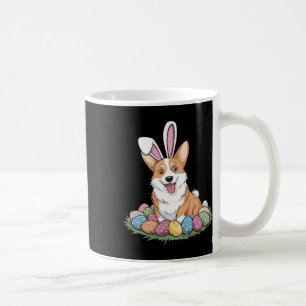 Cute Corgi Bunny Ears Easter Egg Hunt Dog Lover Ea Coffee Mug