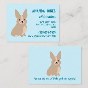 Cute Corgi Business Card