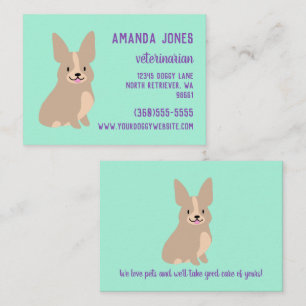 Cute Corgi Business Card
