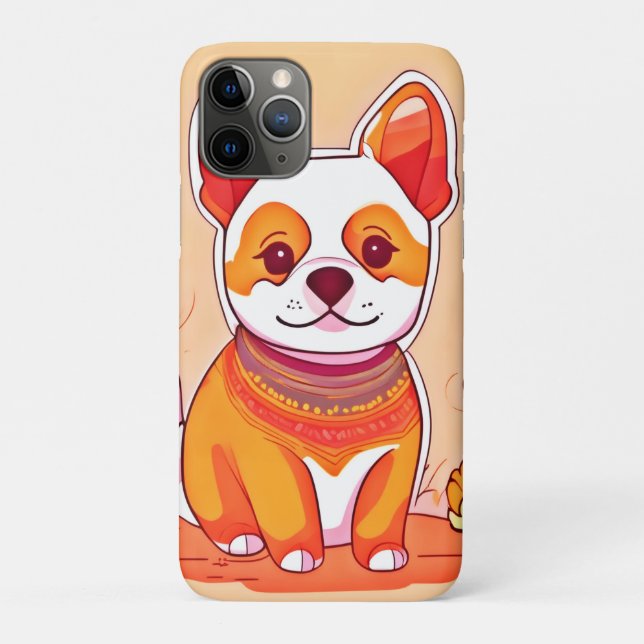 Cute Corgi Cartoon Case-Mate iPhone Case (Back)