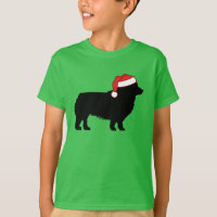 Cute Corgi Christmas Dog in Santa Hat Kids