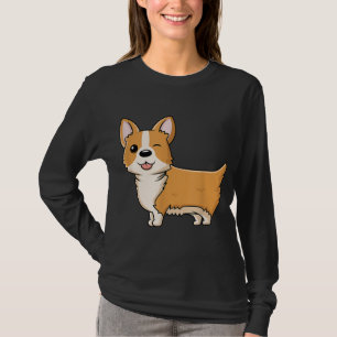 Cute Corgi Dog - Cartoon Dog Lover Royal Pet T-Shirt