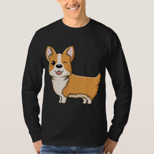 Cute Corgi Dog - Cartoon Dog Lover Royal Pet T-Shirt